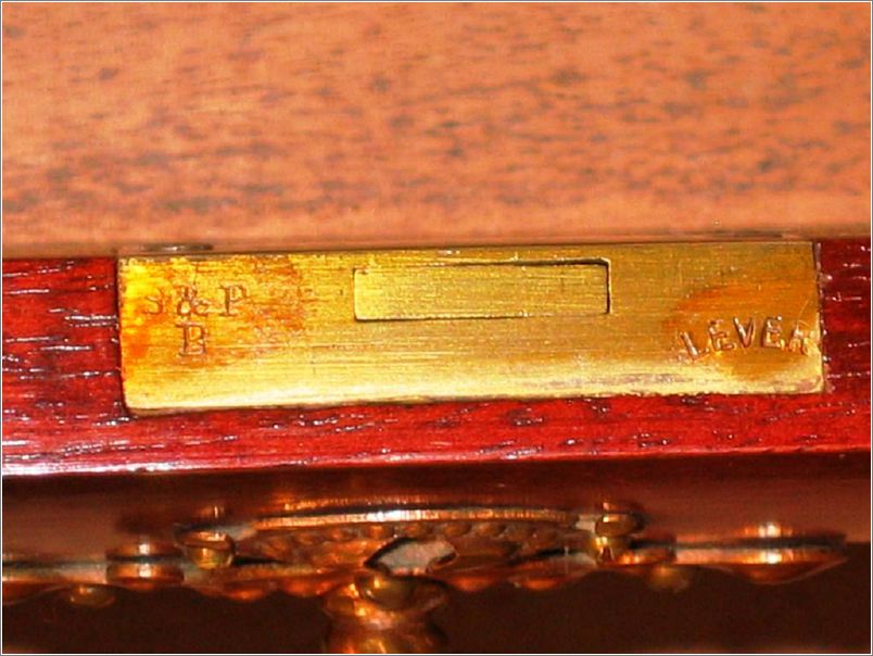 4013 Lock with Shapland & Petter Barnstable Stamp